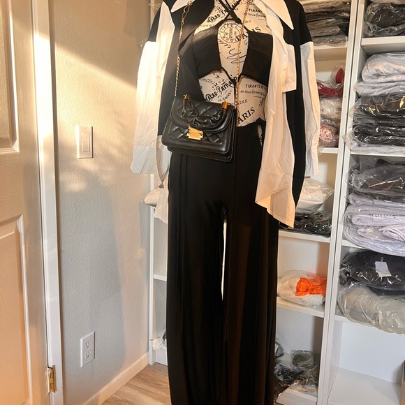 Elegant Black Women's 2 piece set - Picture 3 of 10